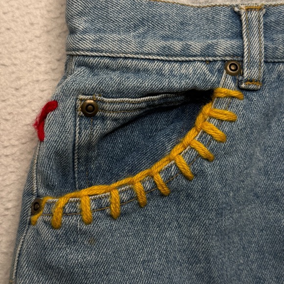 VTG 90s Ultra Pink Romper Womens Sz M Gray Sweatshirt Denim Mini Skirt Y2K - Picture 5 of 12